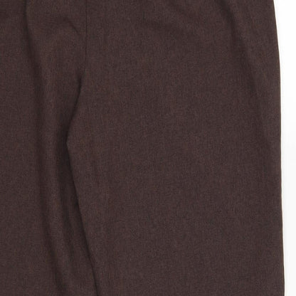 BM Womens Brown   Dress Pants Trousers Size 16 L26 in