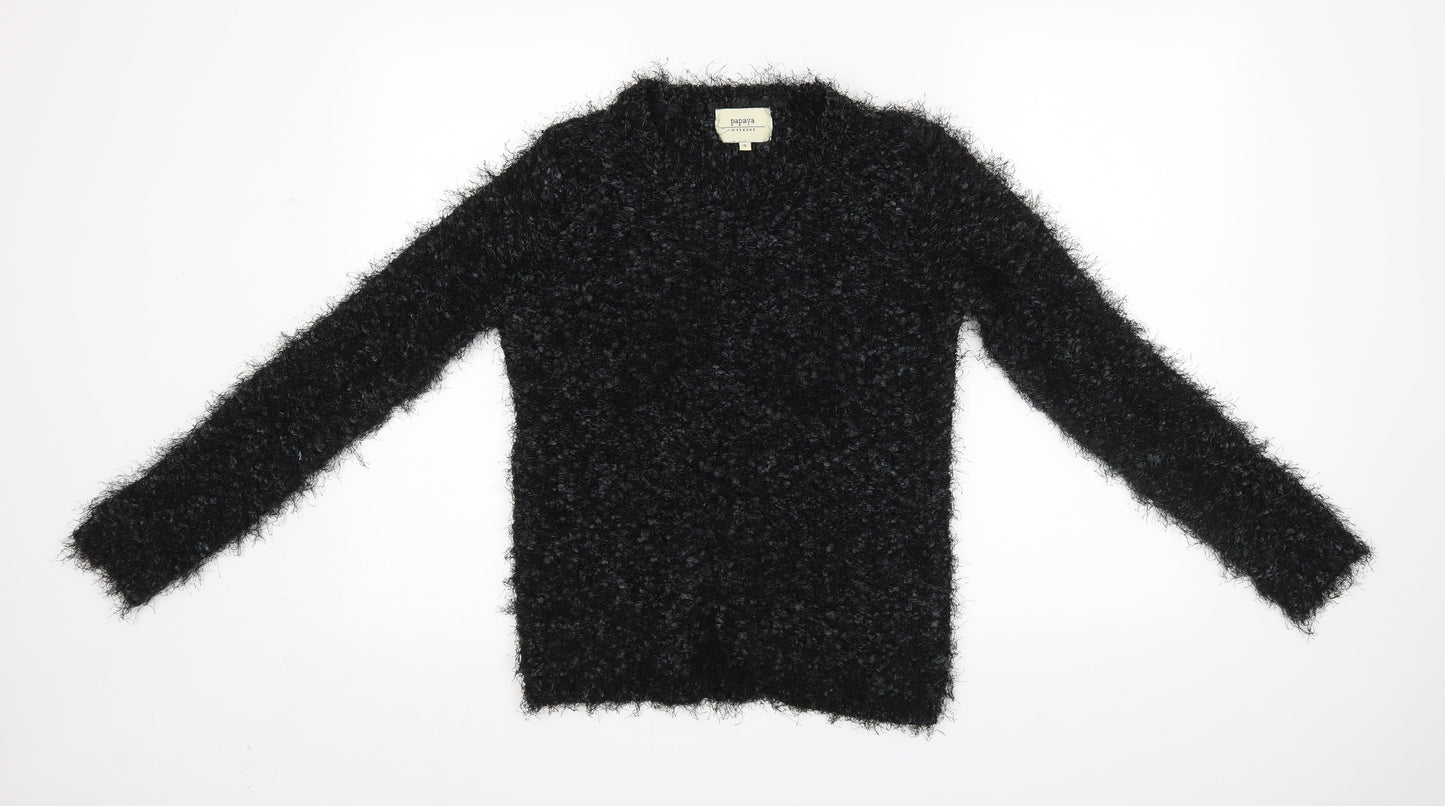 Womens UK Size S Matalan Black Pullover Jumper