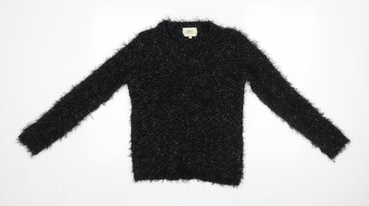 Womens UK Size S Matalan Black Pullover Jumper