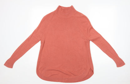 Womens UK Size S M&S Pink Pullover Jumper