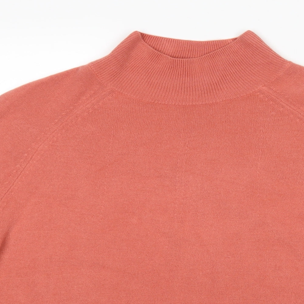 Womens UK Size S M&S Pink Pullover Jumper