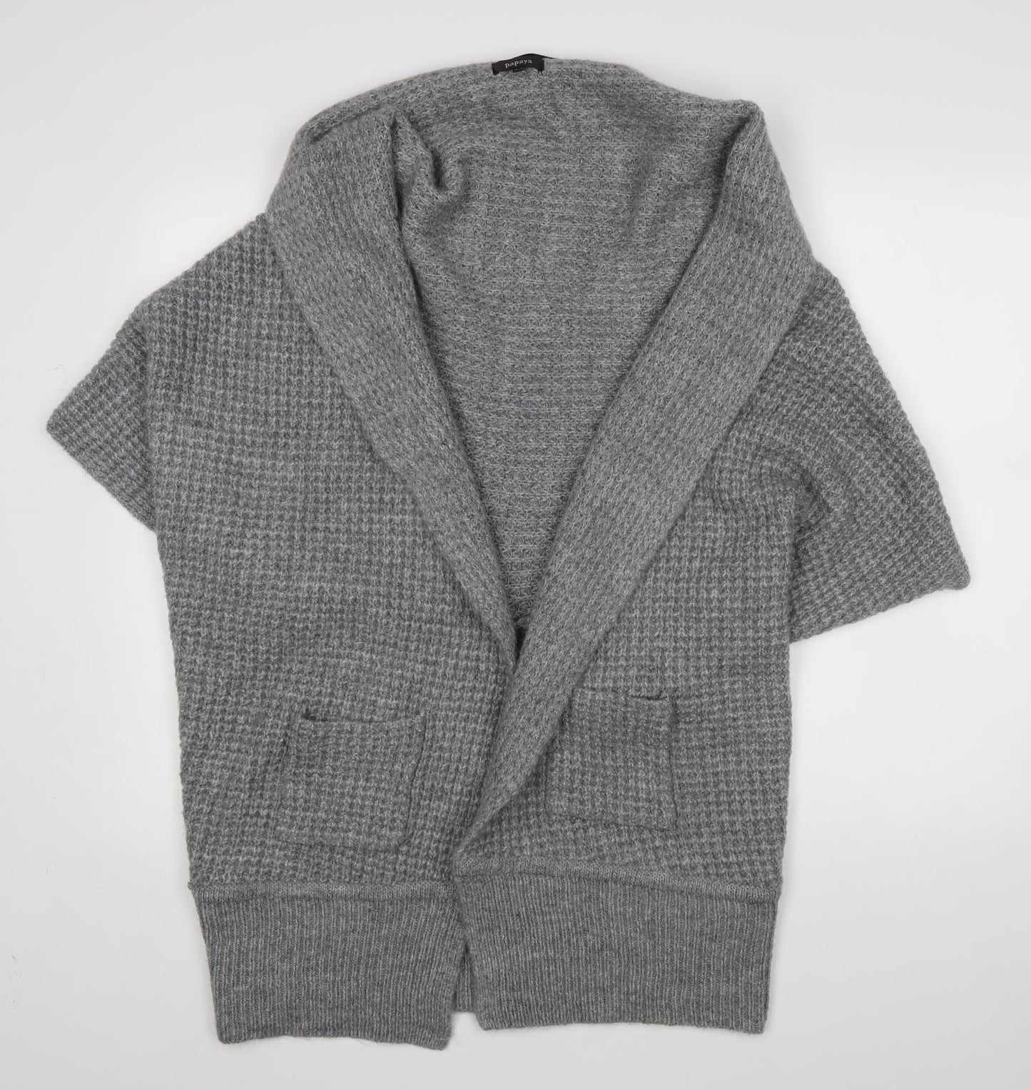 Womens UK Size 16 Matalan Grey Cardigan Jumper