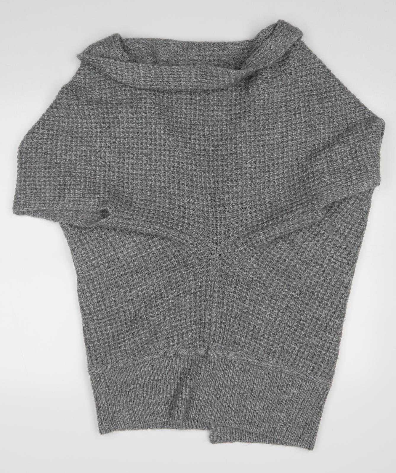 Womens UK Size 16 Matalan Grey Cardigan Jumper