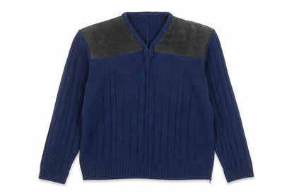Mens UK Size XL BHS Blue Pullover Jumper