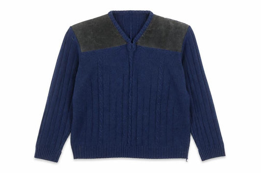 Mens UK Size XL BHS Blue Pullover Jumper