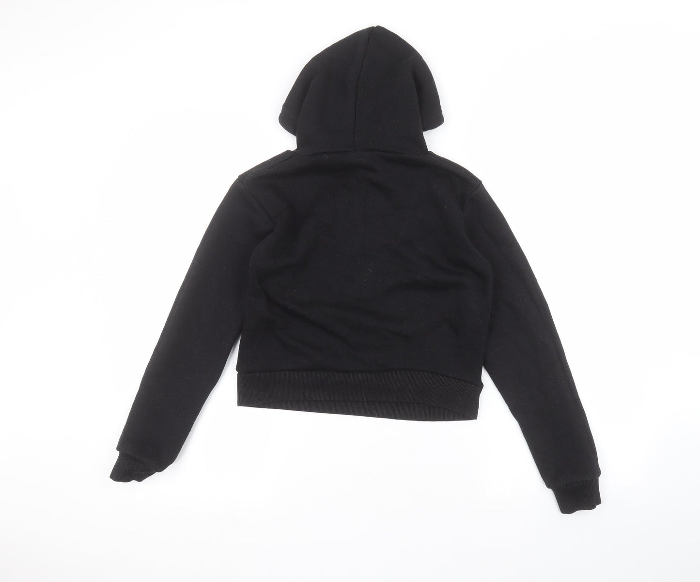Preworn Girls Black   Pullover Hoodie Size S