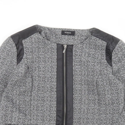 Klass Womens Grey   Jacket  Size 12
