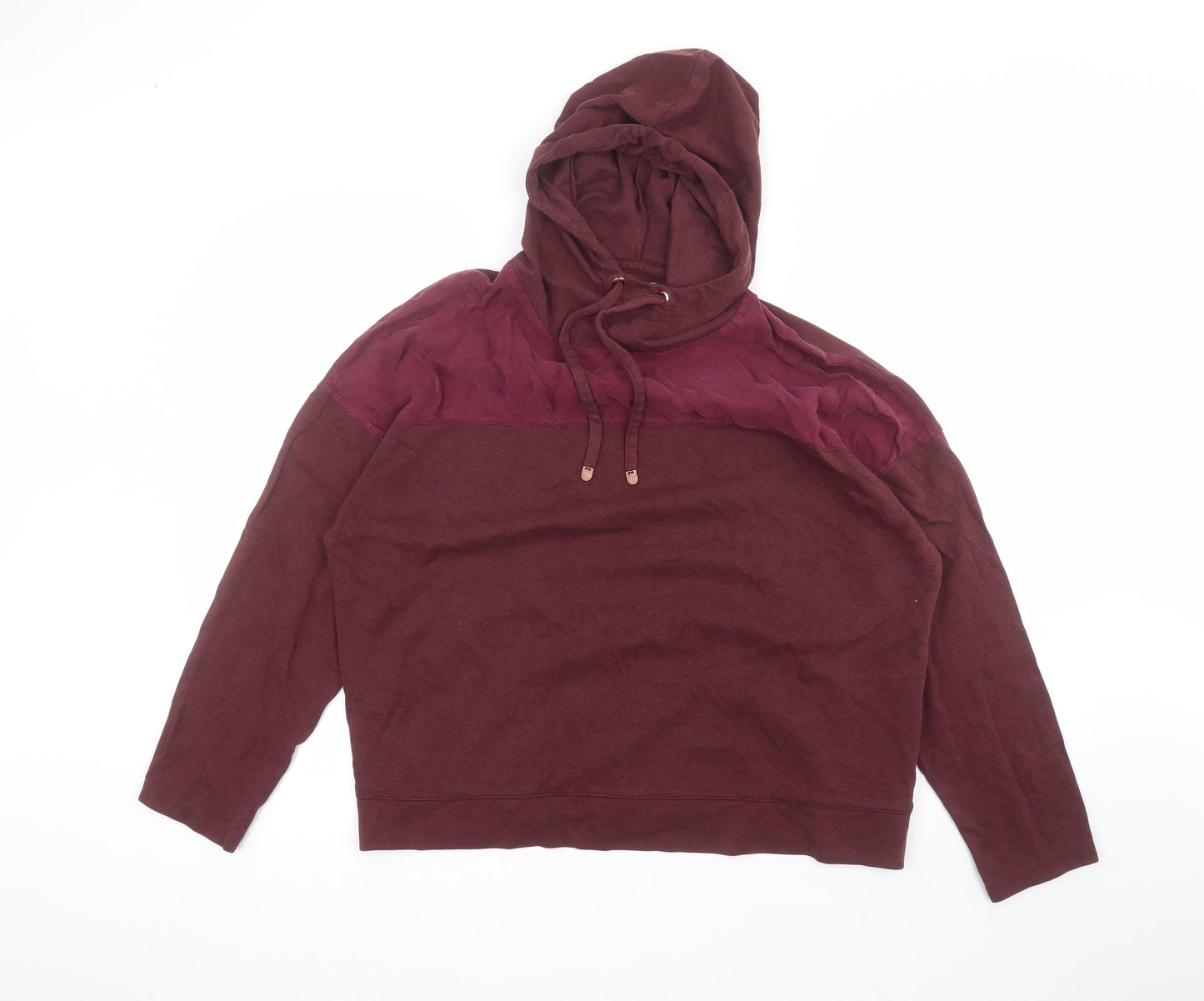 Womens UK Size L NEXT Red Pullover Hoodie