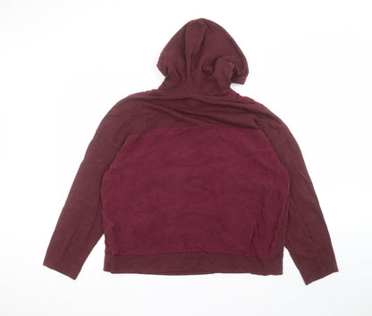 Womens UK Size L NEXT Red Pullover Hoodie