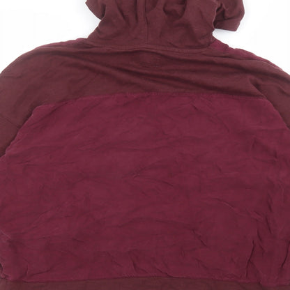 Womens UK Size L NEXT Red Pullover Hoodie