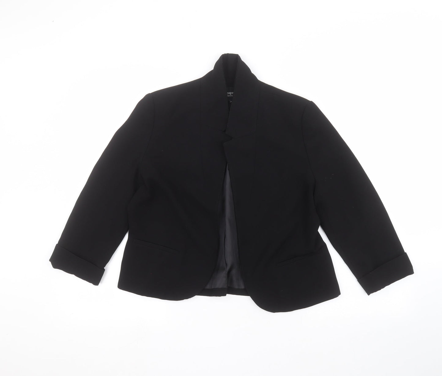 Papaya Womens Black   Jacket  Size 14