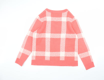 Womens UK Size M PEP&co Orange Pullover Jumper