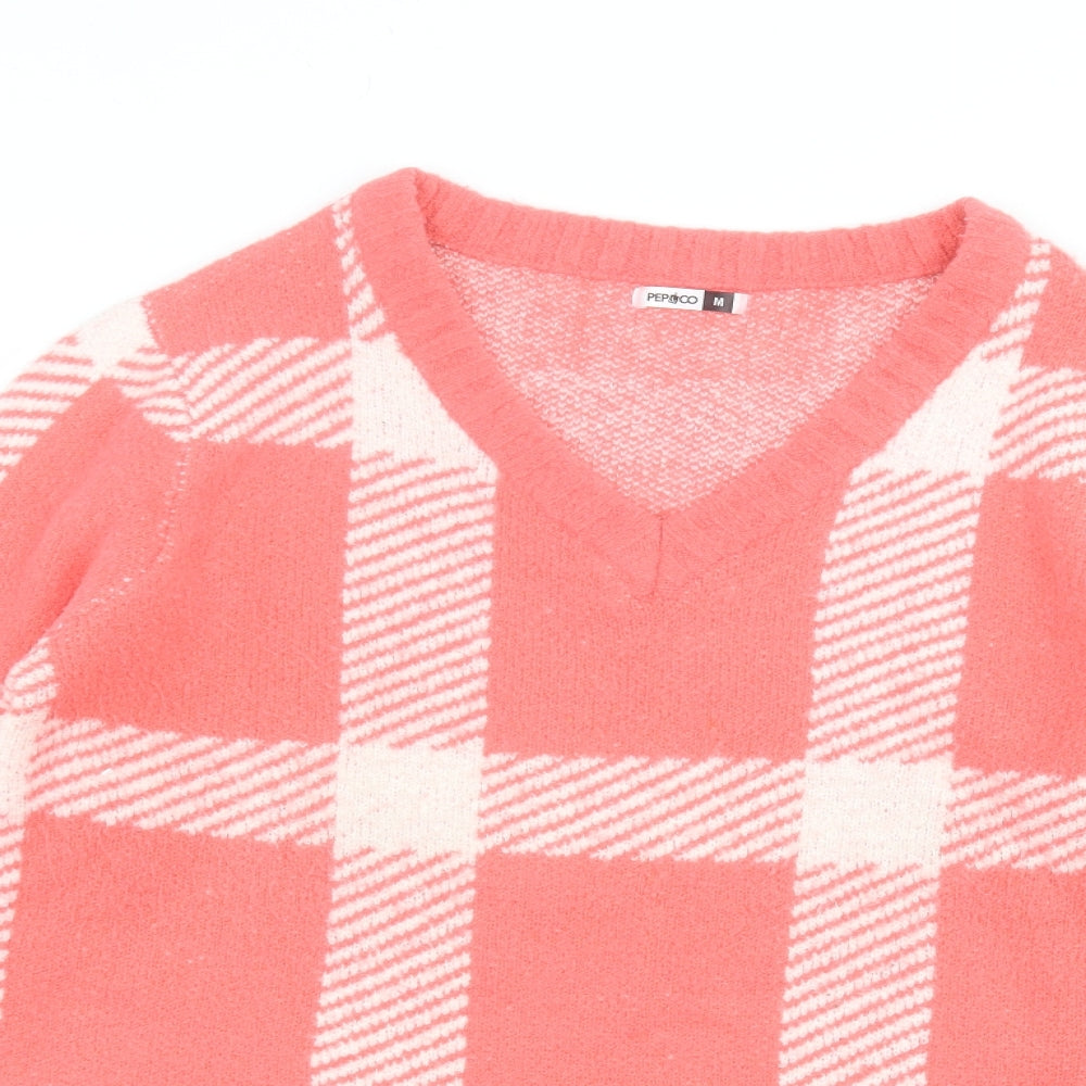 Womens UK Size M PEP&co Orange Pullover Jumper