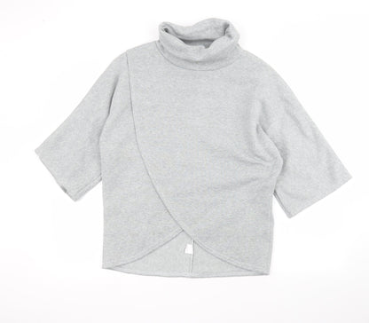 Womens UK Size L Preworn Grey Pullover Jumper