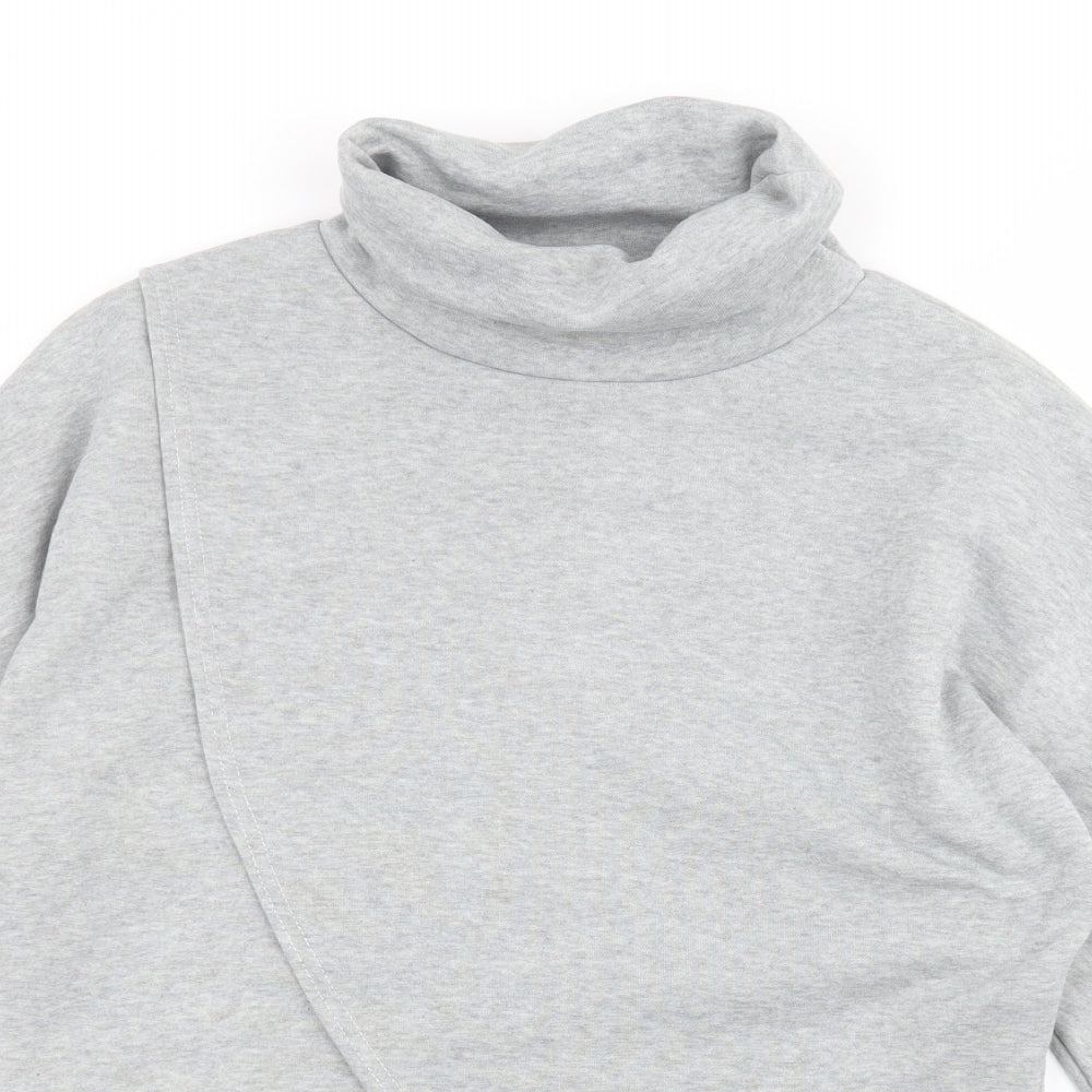 Womens UK Size L Preworn Grey Pullover Jumper