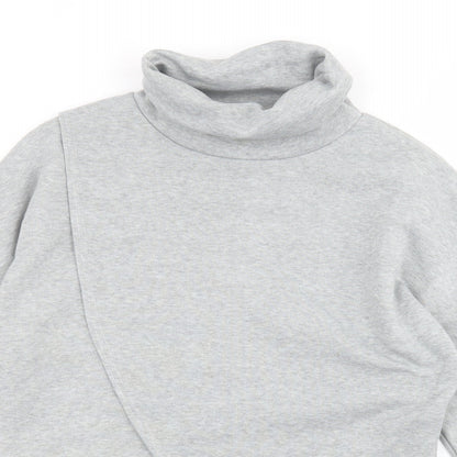 Womens UK Size L Preworn Grey Pullover Jumper