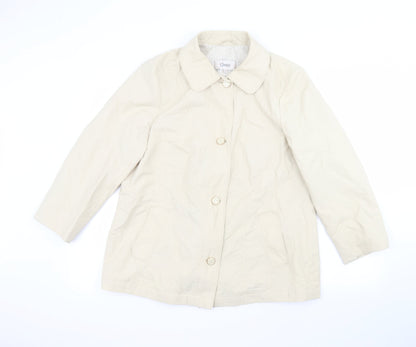 Womens UK Size 14 Classic Beige Jacket