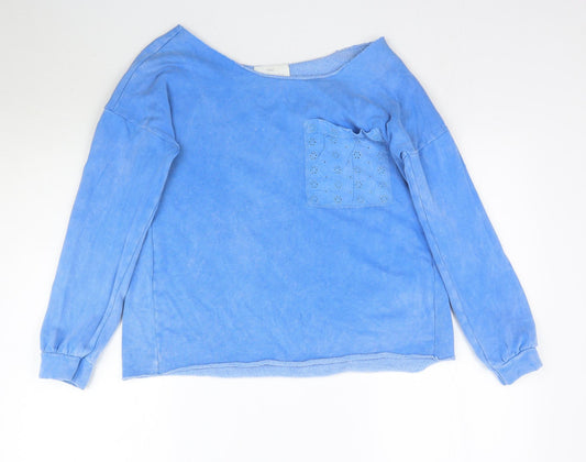 Womens UK Size XS NEXT Black Pullover Sweatshirt