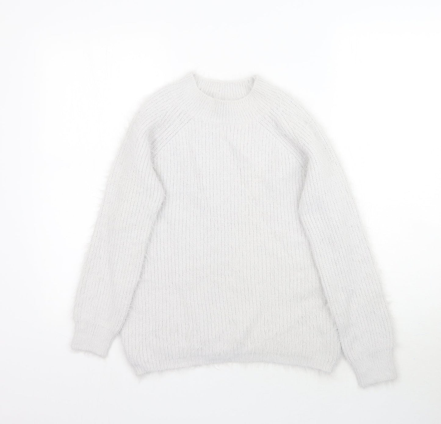 Primark Womens Grey  Knit Pullover Jumper Size S