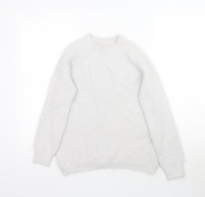 Primark Womens Grey  Knit Pullover Jumper Size S