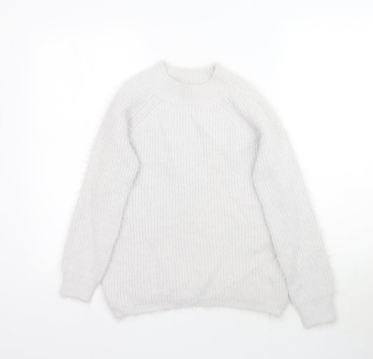 Primark Womens Grey  Knit Pullover Jumper Size S