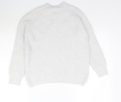 Primark Womens Grey  Knit Pullover Jumper Size S