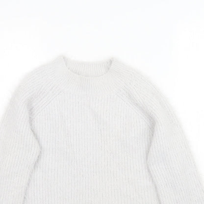 Primark Womens Grey  Knit Pullover Jumper Size S