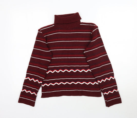 Womens UK Size S Preworn Multicoloured Pullover Jumper