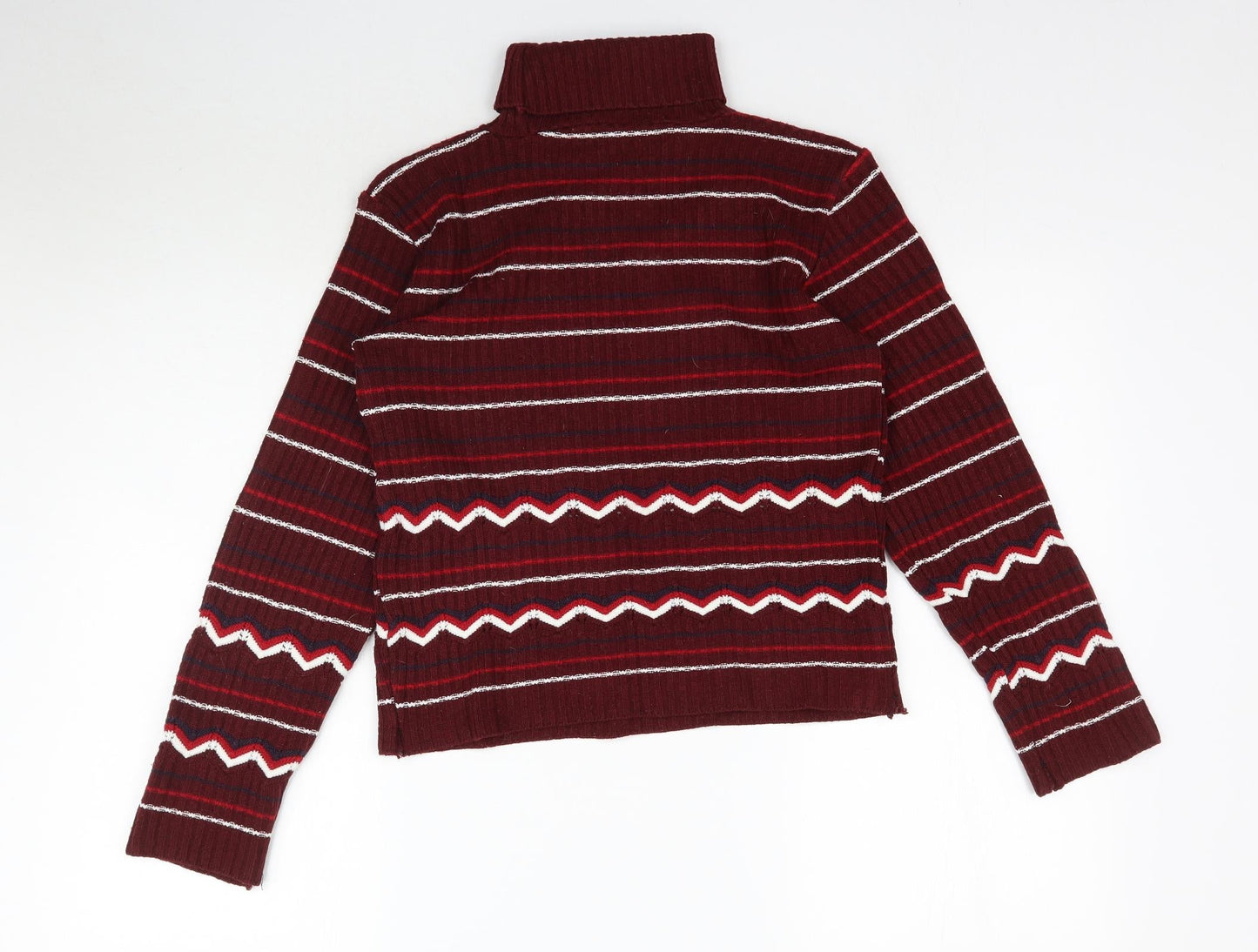 Womens UK Size S Preworn Multicoloured Pullover Jumper