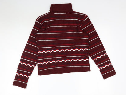 Womens UK Size S Preworn Multicoloured Pullover Jumper