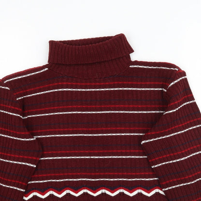 Womens UK Size S Preworn Multicoloured Pullover Jumper