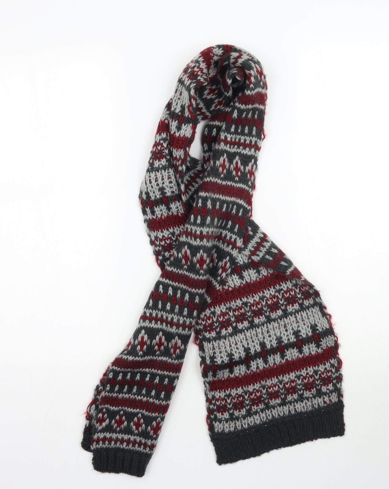 Preworn Unisex Multicoloured  Knit Scarf  One Size