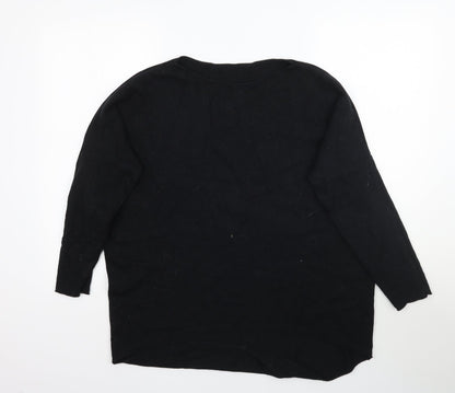 Preworn Womens Black   Basic T-Shirt Size L