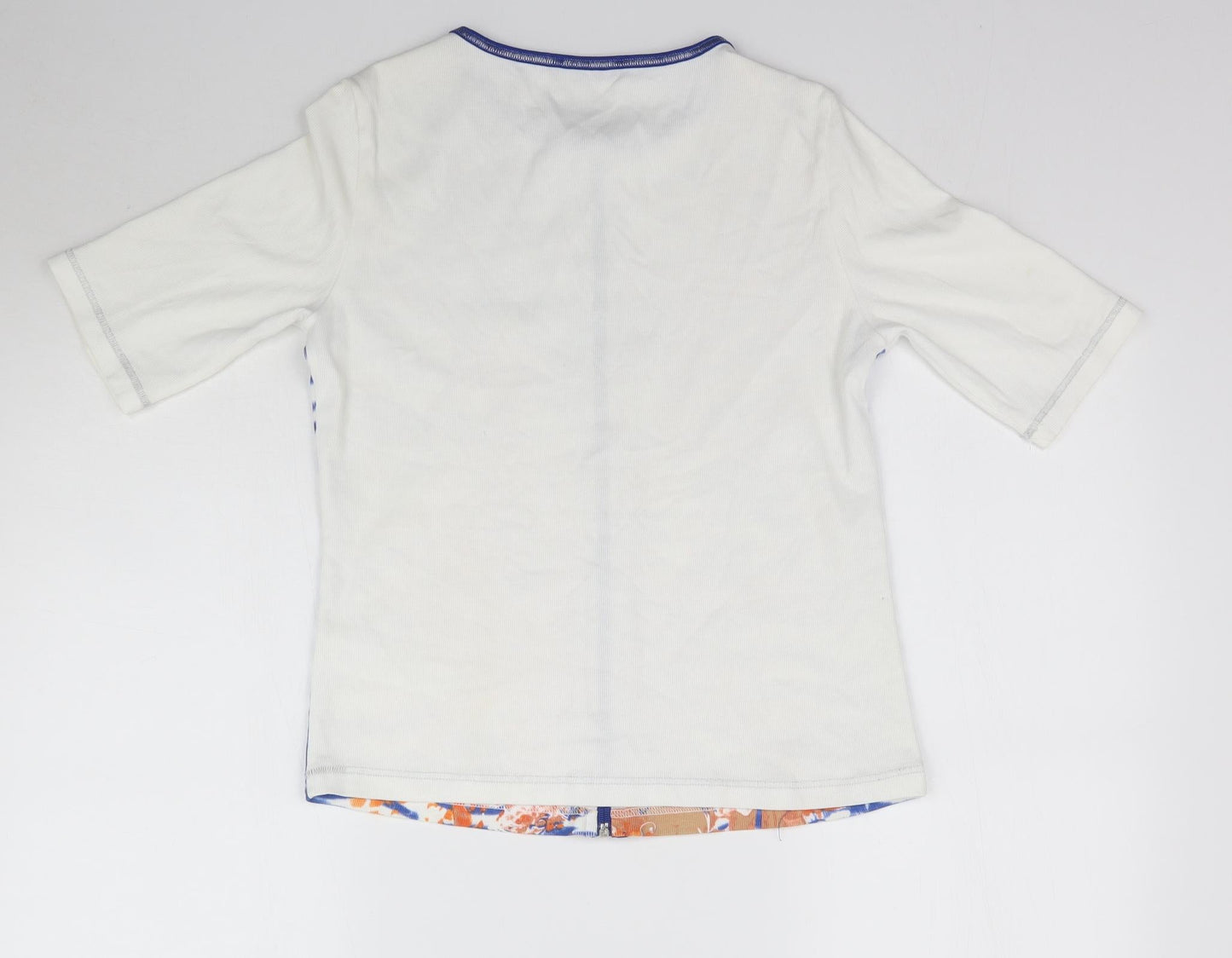 Womens UK Size 12 Kapalua Multicoloured Basic T-Shirt