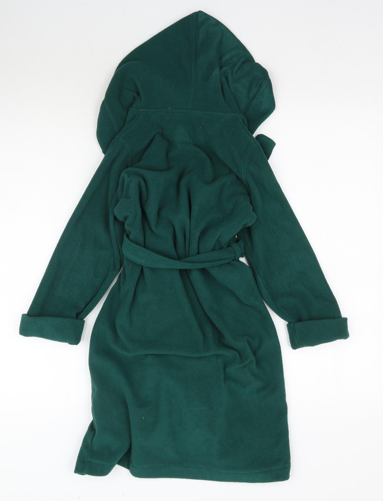 Lands' End Boys Green Solid   Robe Size 4 Years