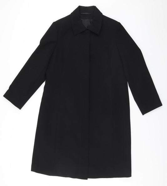Womens UK Size  Marks and Spencer Black Overcoat