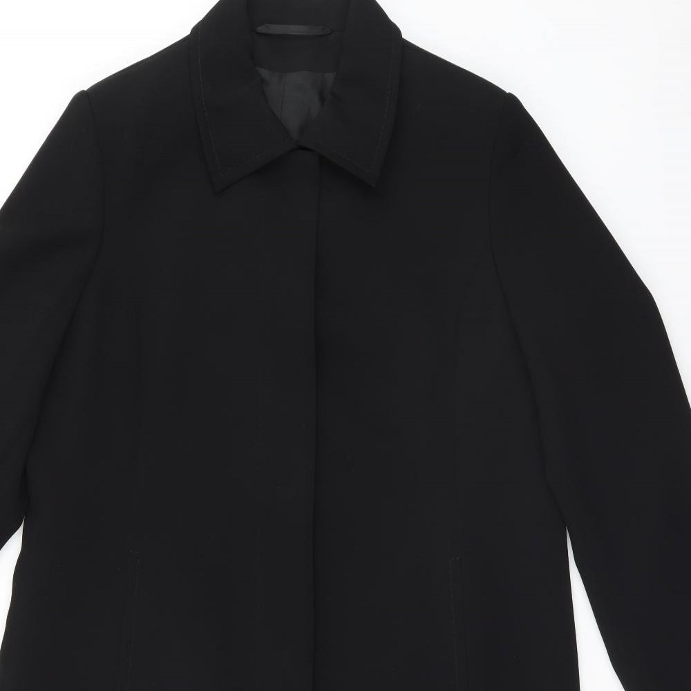 Womens UK Size  Marks and Spencer Black Overcoat