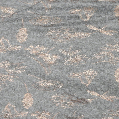 F&F Womens Grey Floral  Pullover Jumper Size S