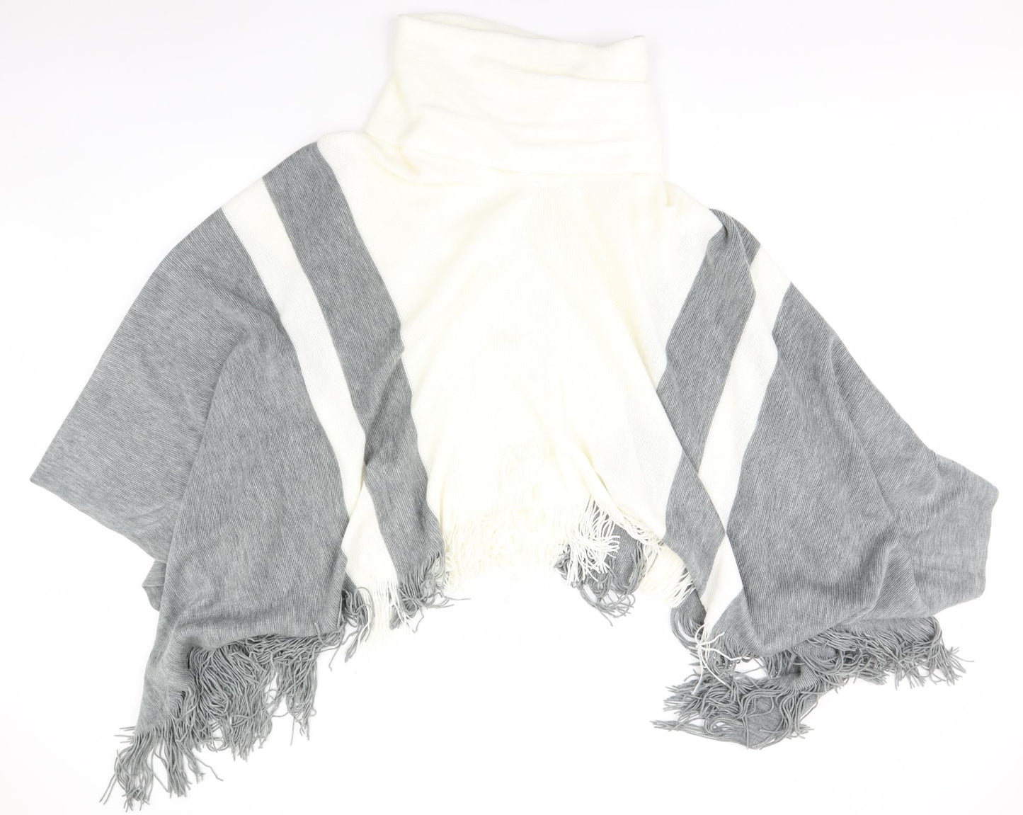 F&F Womens Grey   Overcoat Poncho Size M