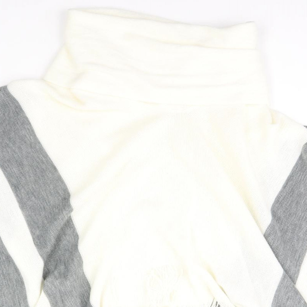 F&F Womens Grey   Overcoat Poncho Size M