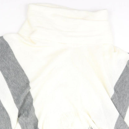 F&F Womens Grey   Overcoat Poncho Size M