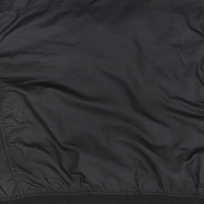 Mens UK Size  Preworn Black Overcoat