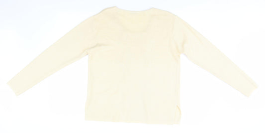 Damart Womens Yellow   Pullover Jumper Size 14