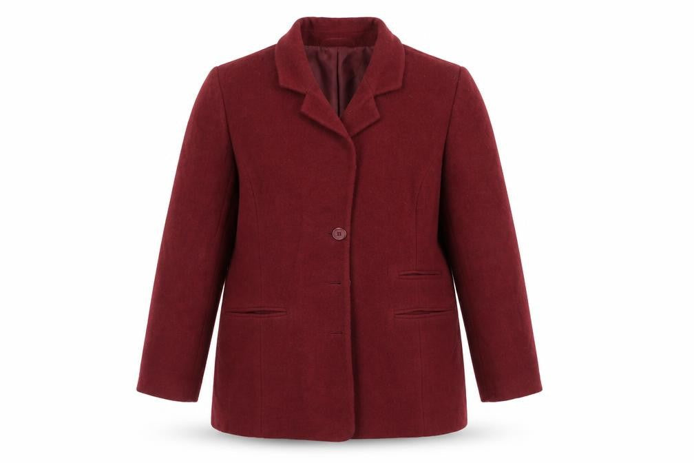 Womens UK Size 14 Sensations Red Overcoat