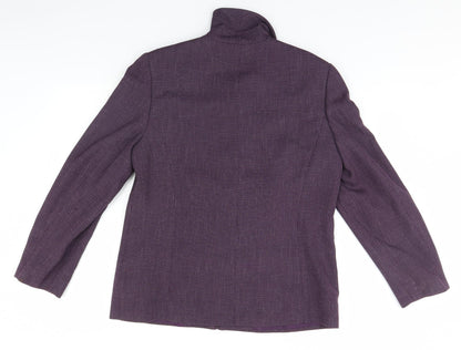 Womens UK Size 14 EWM Blue Overcoat
