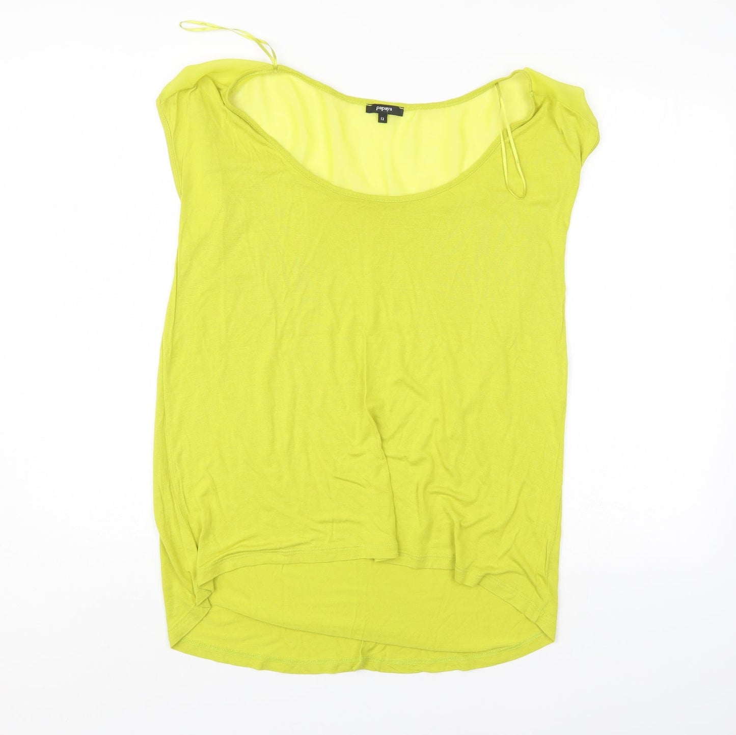 Papaya Womens Green   Basic Blouse Size 12