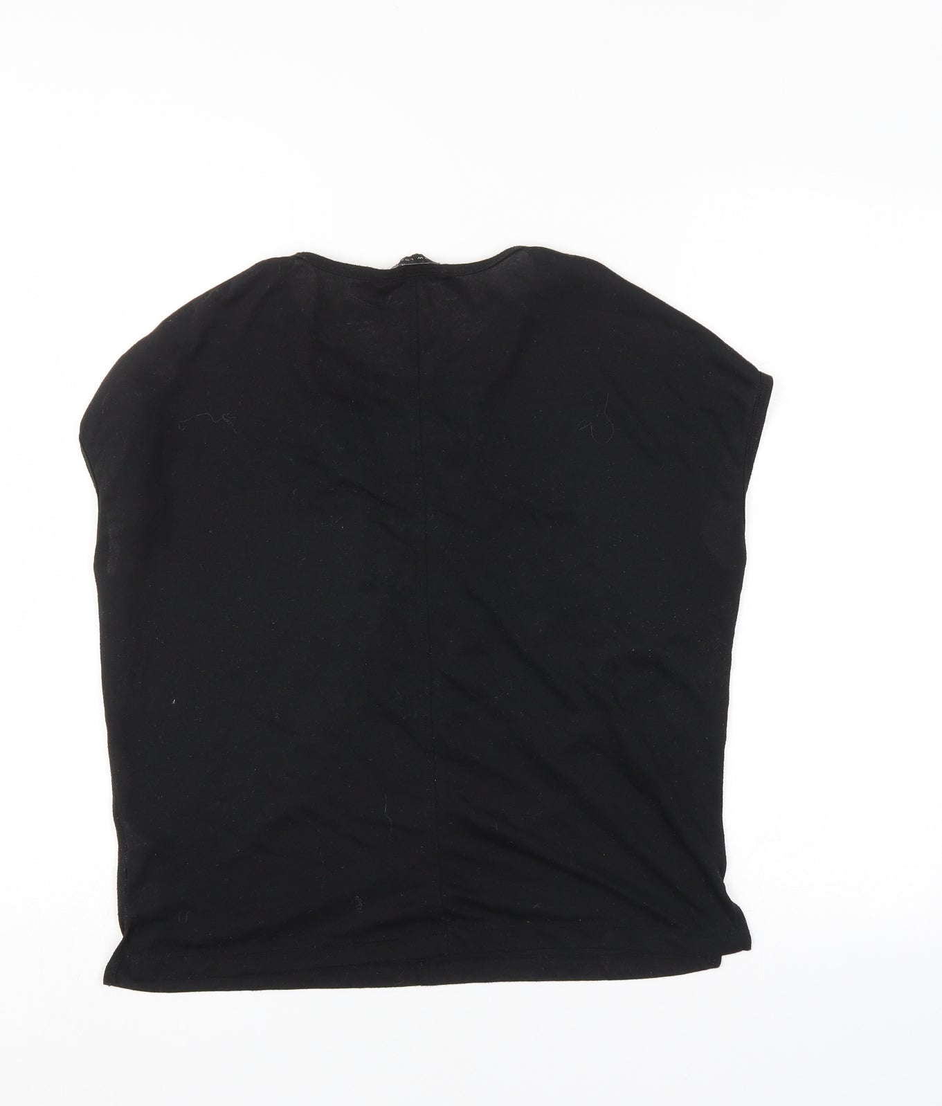 Womens UK Size 8 New Look Black Basic Blouse