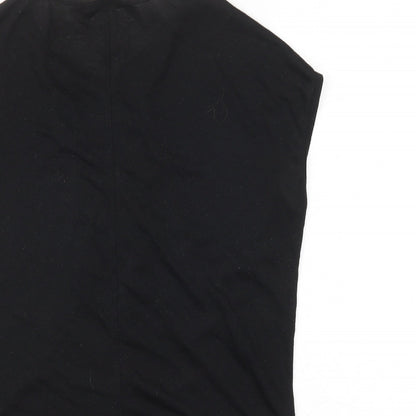 Womens UK Size 8 New Look Black Basic Blouse