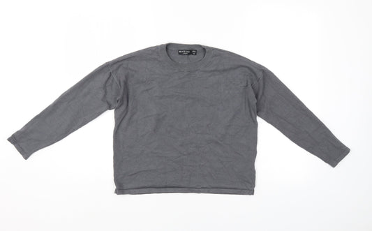 Brave Soul Mens Grey   Pullover Jumper Size M