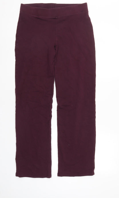 Womens UK Size 12 M&S Regular Fit Jegging Purple Trousers